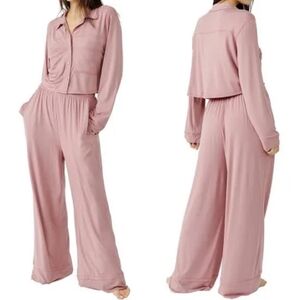 Free People Intimates & Sleepwear 2 piece Cropped Pajama Set